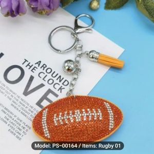 NWT Football/Rugby Keychain/bag charm